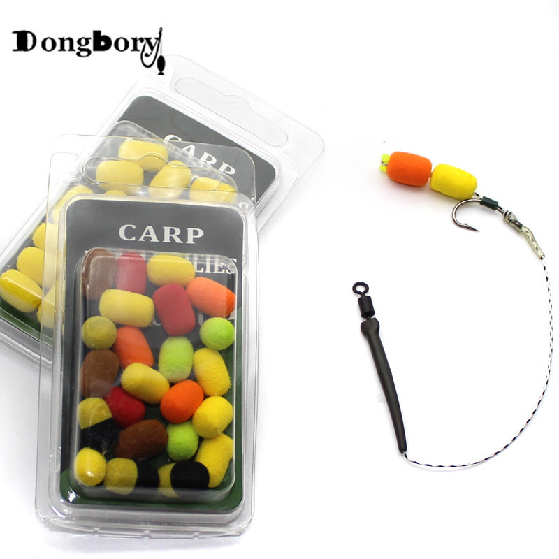 2020 Cylinder Carp Fishing Bait Foam Pop Up Carp Boilies Hair Rig