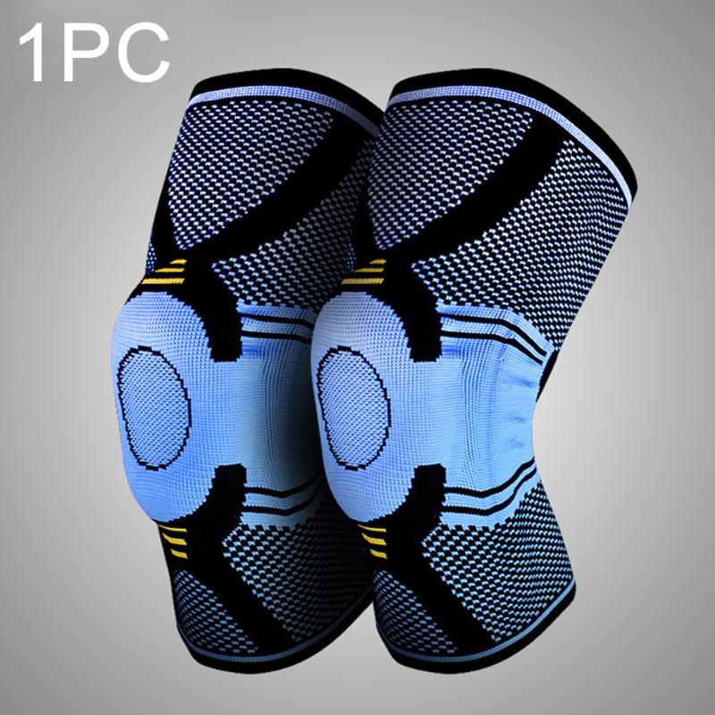 

Non Slip Gym Knee Brace Shockproof Elastic Sweat Absorption Running Support Compression Guard Fitness Ergonomic Pad Sports Wear, Dark grey