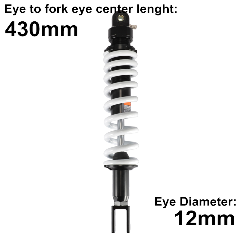 

430MM Bumper Spring Motorcycle Rear Suspension Air Absorber Shocks Fork Head Falling Protect For Moto Bike Quad D40