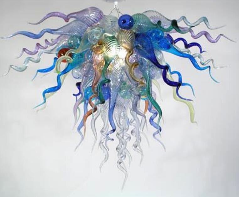 

Hot Sale Handmade Blown Glass LED Chandeliers Home Hotel Decorative New Style Glass Chandelier Pendant Lamp