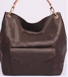 

Female totes women METIS bags M40781 Metis classic brand LEATHER totes brown mono women shoulder bags
