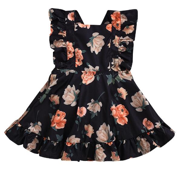 printed baby frock