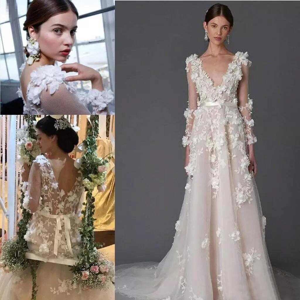 floral garden wedding dresses