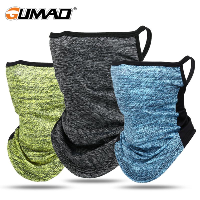 

Triangle Bandana Face Tube Scarf Neck Gaiter Cover Ice Silk Hang Ear Scarves Sport Fishing Head Bandage Running Hiking Men Women, 05