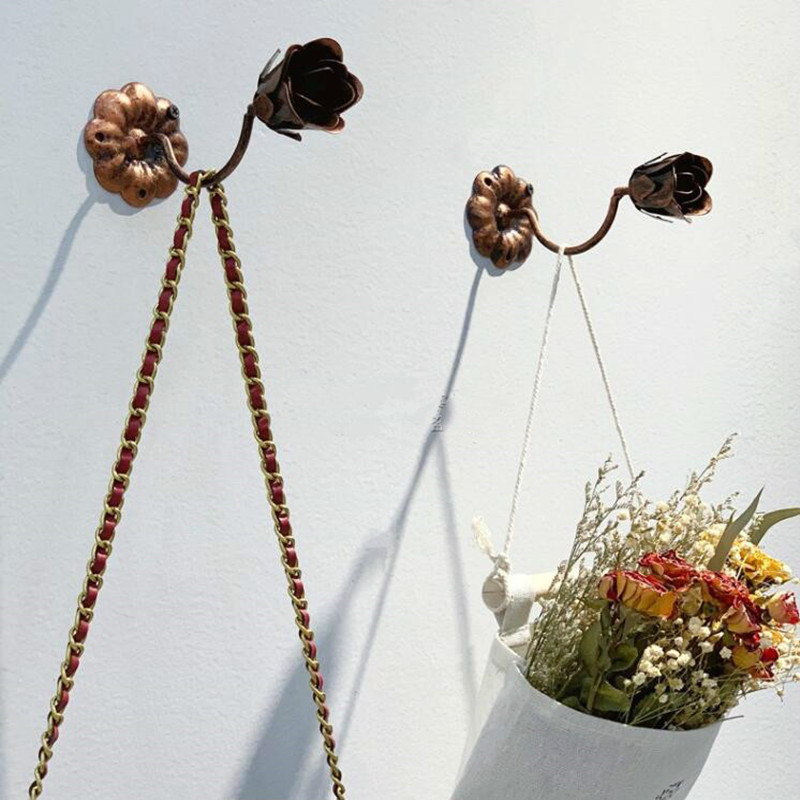 

3030cm 2style rural wall hook clothing store jewelry hanging display coat rack wall hanging hook household products 5pc lot c836