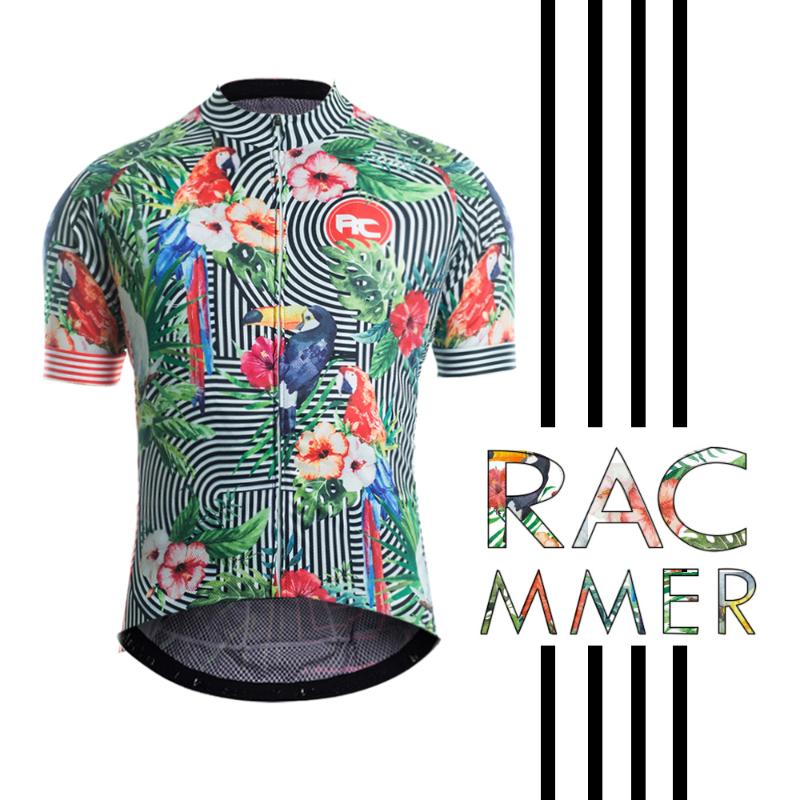 

Racmmer 2020 Breathable Cycling Jersey Summer MTB Bicycle Clothing Ropa Bike Clothes Sportswear #DX-18, Pic color
