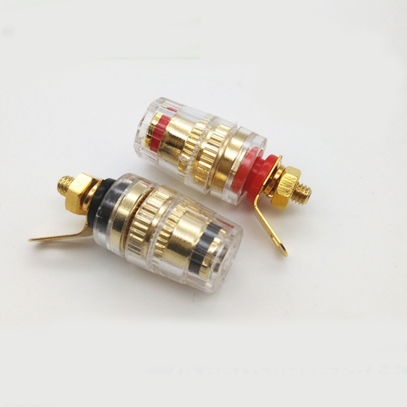 Color : Green 20pcs Test Probe Connector 4mm Nickel Plated Speaker Banana Plug Connector Test Probe Binding Post