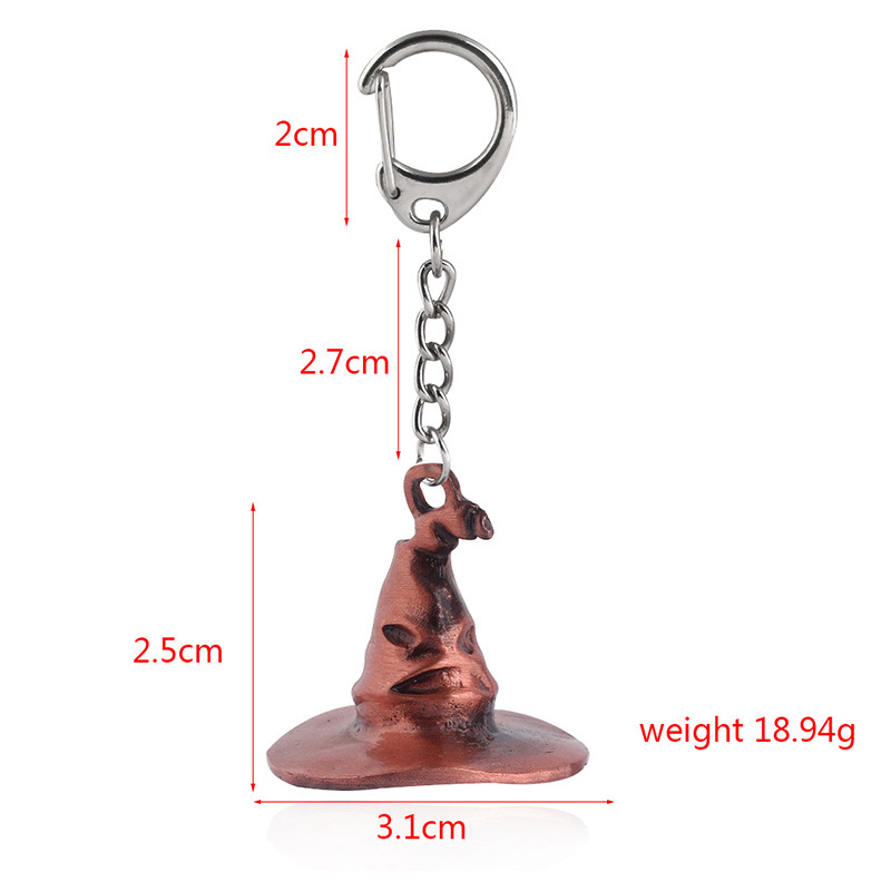 New Harry Potter Keyring Wizard Harry Keychain Movie Key Ring Free Shipping