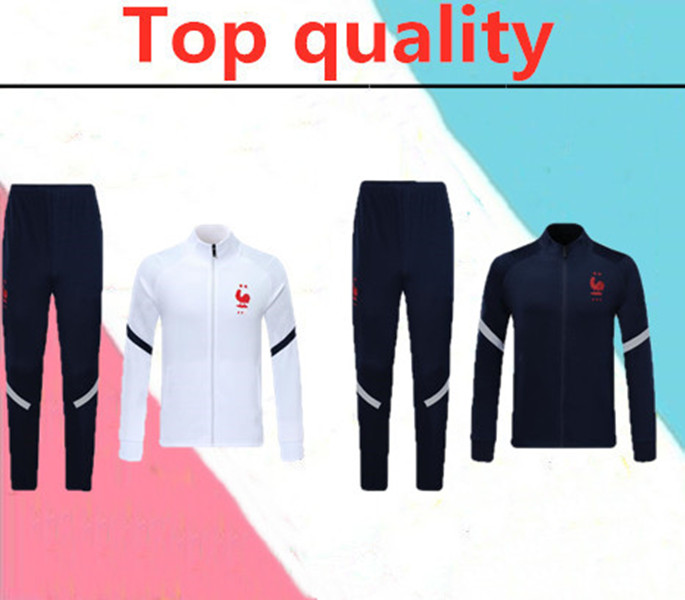 

2020 2021 fr 2 STAR Maillot de Foot survetement MBAPPE football tracksuit 2020 MBAPPE POGBA GRIEZMANN soccer training suit, Black