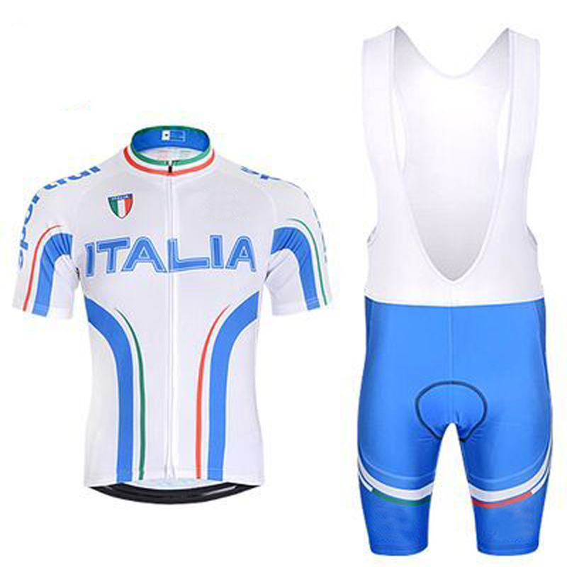 

Low price Italy team hombre racing wear ciclismo biking jersey maillot bib shorts cullot 9D gel pad back pockets nice material, Only jersey