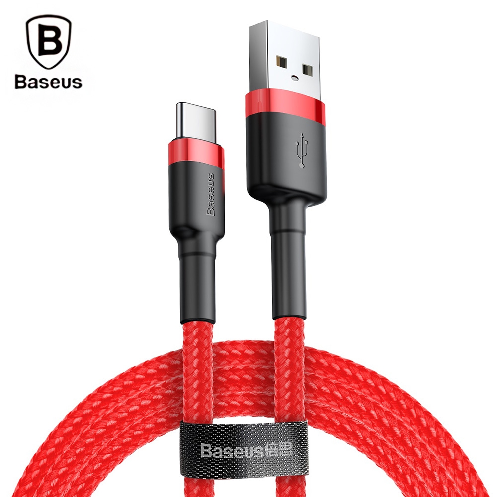 

Baseus Careful Charging QC 3.0 Cable Data Transmission Type-C 3A 1M, Black