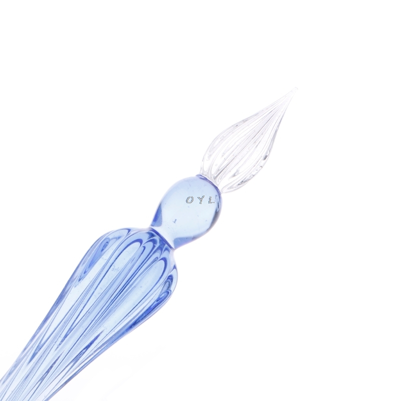 

Vintage Glass Dip Dipping Pen Signature Filling Ink Fountain Pens With Gift Box, Pink