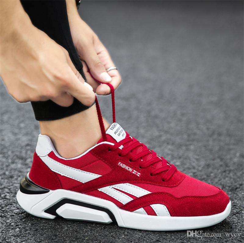 

Hot Sale 2019 With Box Breathable sneakers foreign trade explosion models canvas shoes students outdoor warm men's shoes factory