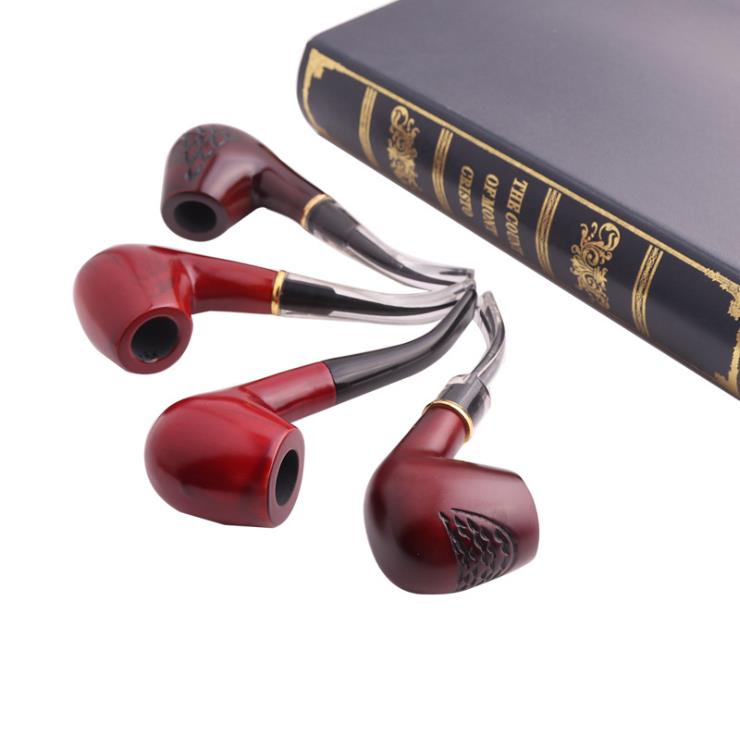 

Redwood Old Bending Hammer Portable Wood Pipe Red Sandalwood Filter Male Wood Tobacco Tool