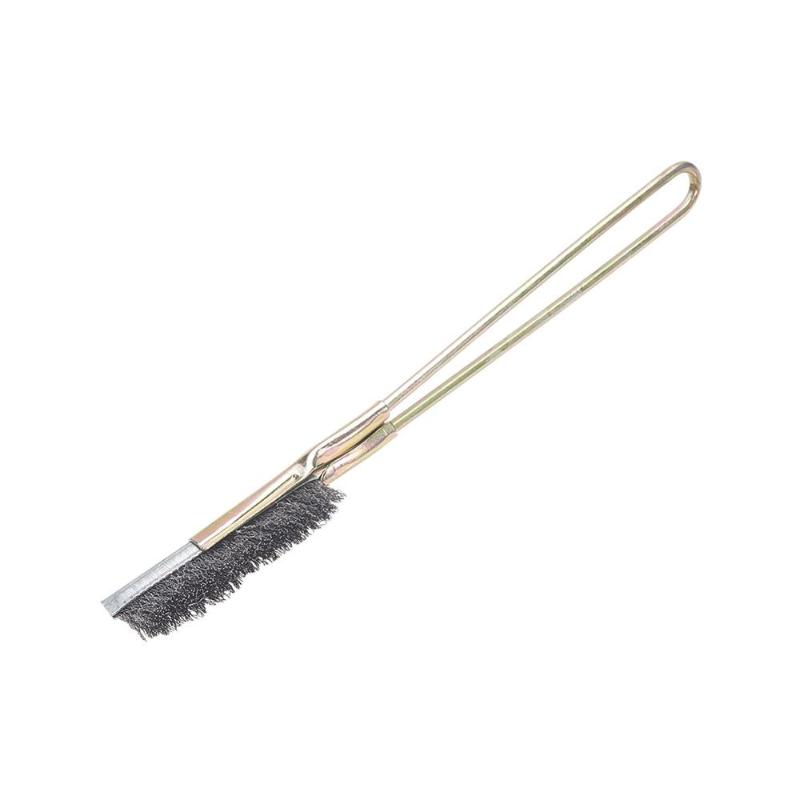 

Hot Straight Stainless Steel/Brass Wire Knife Brush 2.4cm Working Width Metal Handle For Life And Industry 1pcs