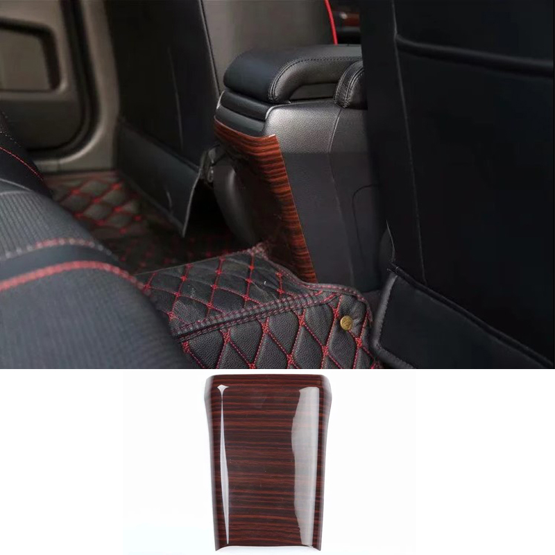 

For 2016 1PC ABS Car Central Armrest Box Rear Panel Anti Kick Cover Trims Car Styling