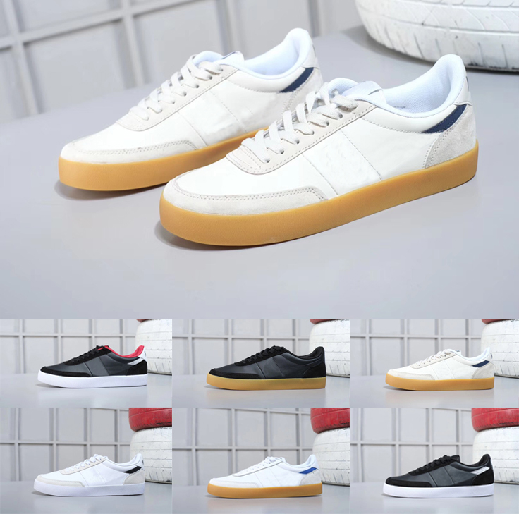 

2020 Originals fashion luxury Men running shoes Authentic Killshot 2 leather Mens casual skateboarding Low skate sport sneakers Us7-11, White with deep blue symbol