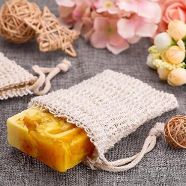 

9*14cm Making Bubbles Soap Saver Sack Soap Pouch Soap Storage Bag Drawstring Holder Bath Supplies Bath Toilet Supplies CCA11208-2 50pcs