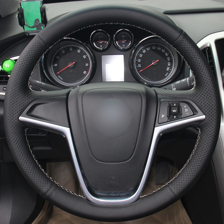 

Black Synthetic Leather Car Steering Wheel Cover for Buick Excelle XT GT Encore Opel Mokka