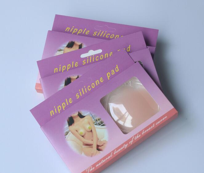 

With Box New Silicone Nipple Cover Tape Bra Cleavage Body Set Milk Paste Sexy Reusable Silicone Bra Patch Breast Pasties Nipple Patch Nude