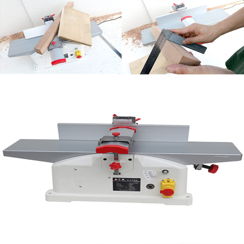 

1280W Woodworking Planer Machine Bench High-power Electric Single-sided Household Small Desktop 220v High-speed Planer