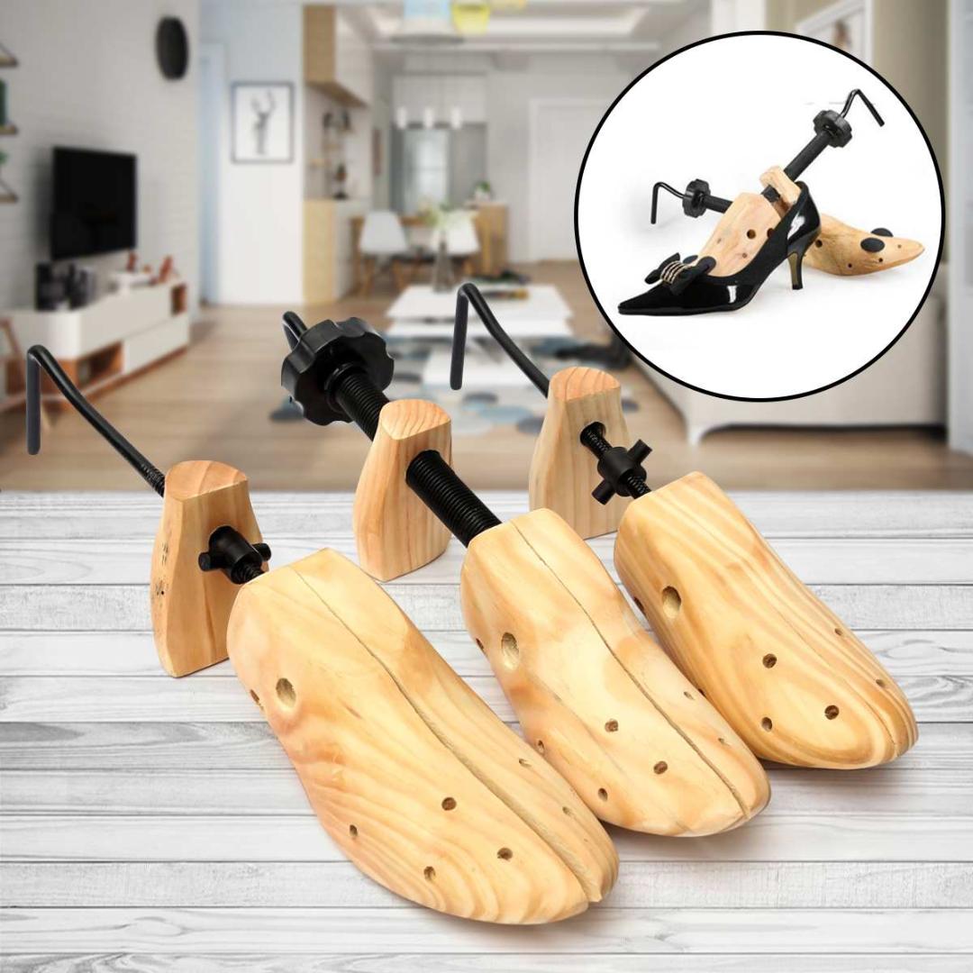 wooden shoe stretcher for boots