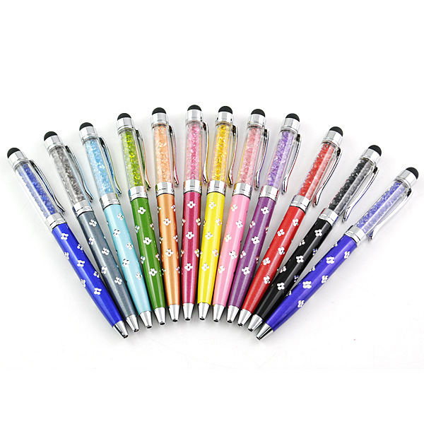 

Metral Touch Pen Luxury Diamond Crystal 2 in 1 Touch Screen Rhinestones Capacitive Stylus Ball Pen Mutlti Function
