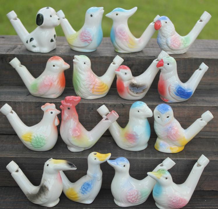 

Water Bird Whistle Clay Bird Crafts Ceramic Glazed Bird Whistle-Peacock Birds Home Decoration Office Ornaments SN2514