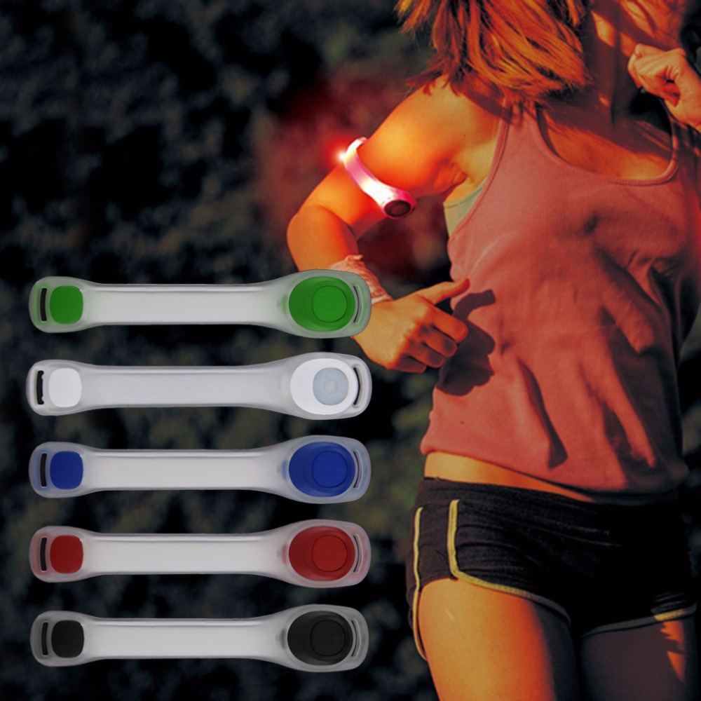 

1Pc Reflective Safety Belt Arm Strap Night Cycling Running LED Armband Light Hot Sale, White