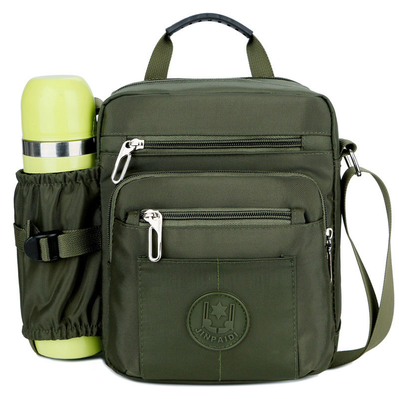 

Men Tactical Sling Shoulder Bag Outdoor Sport Messenger Bag Waterproof Travel Camping Hiking Riding Nylon Crossbody, Green