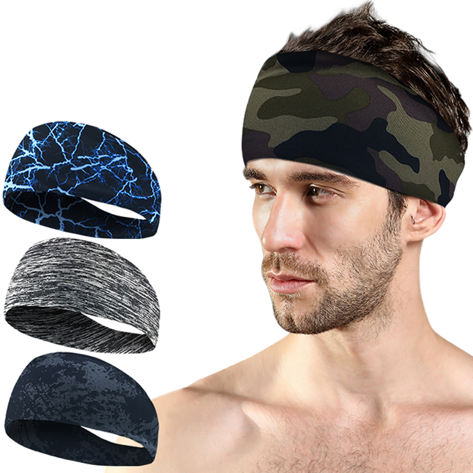 

Sport Sweat Headband Elastic Sweatband For Men and Women Yoga Hair Bands Head Sweat Bands Gym Sports