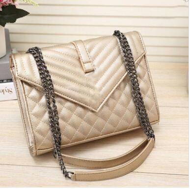 

White Fashion women casual Messenger Bag Women Cross Body chain Bag Handbag Satchel Purse Cosmetic Bags, Beige