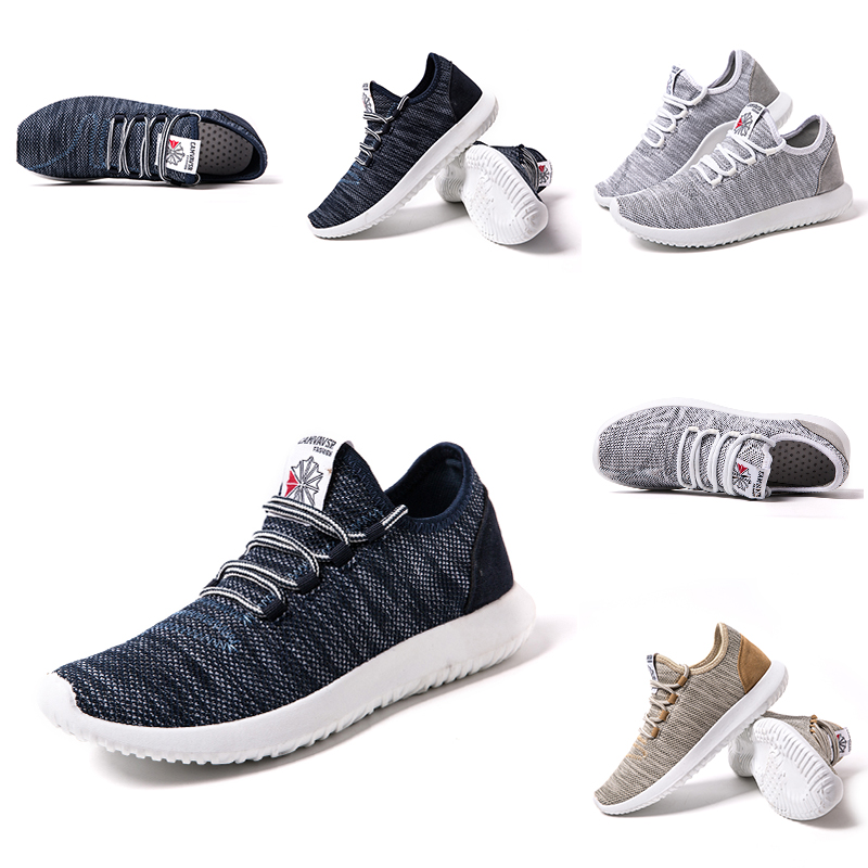 

High Quality Flat shoes Comfortable women men running shoes Outdoor wallking Grey dark blue brown Homemade brand Made in China 39-44