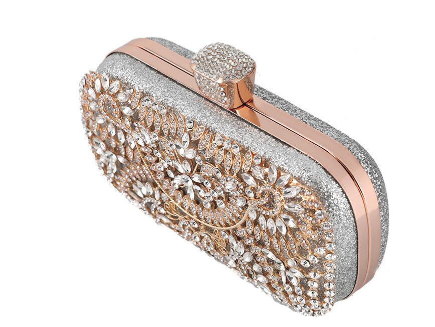 

Designer-DHL 20pcs Evening Bag Women Clutch Bag Floral Gorgeous Pearl Crystal Beading Bridal Wedding Party Bags CrossBody Handbags, Black