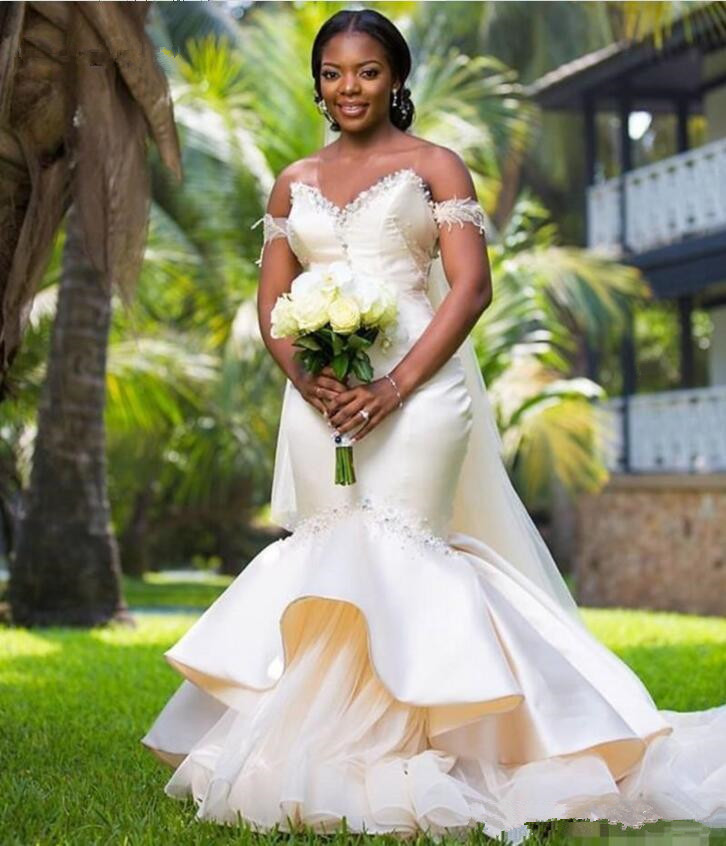 bridal train dresses 2019