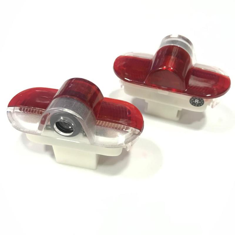 

JURUS 2Pcs Wireless Laser LED Car Door Light Welcome Logo Ghost Shadow Lamp Logo Projector Lights For Mondeo 4 S-MAX