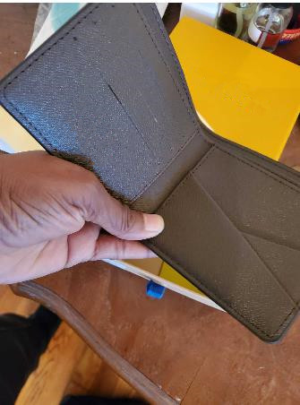 

top quality Paris plaid style leather mens short wallet famous men wallet special multiple short small wallet with box, Brown plaid