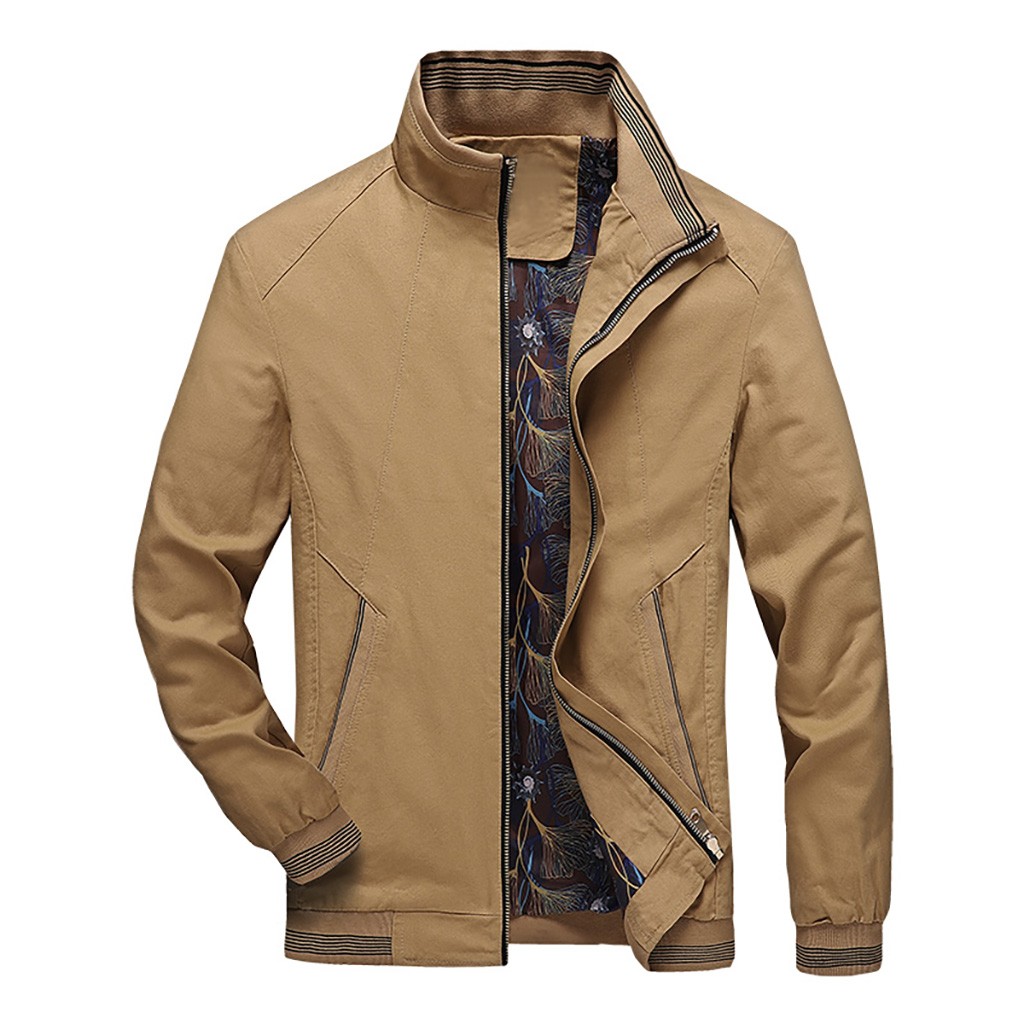 

streetwear jacket men Autumn Winter Casual Outwear Pure Color Zipper Breathable Jacket Coat jaqueta masculino chaqueta hombre, Black