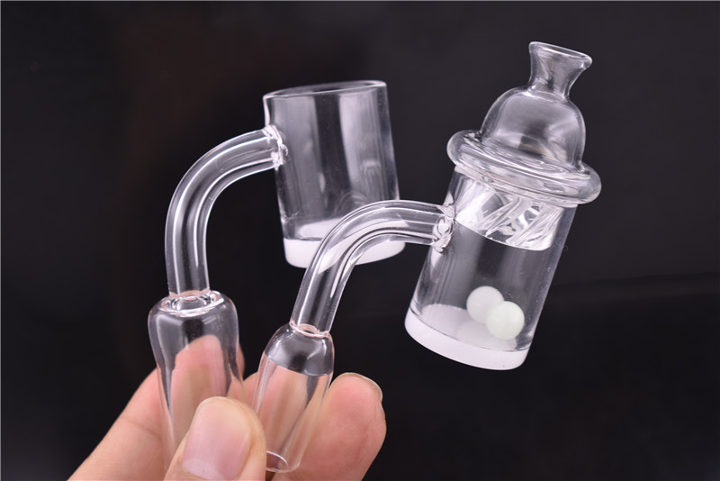 

Core Reactor Banger with Spinning Carb Cap and Terp Pearl For Glass water oil rig Bongs 10mm 14mm 18mm male female for oil rig bong
