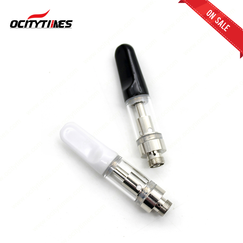 

vape pen refill cartridges pyrex glass tube wax tank ceramic wickless coil vaporizer cartridge in plastic packaging