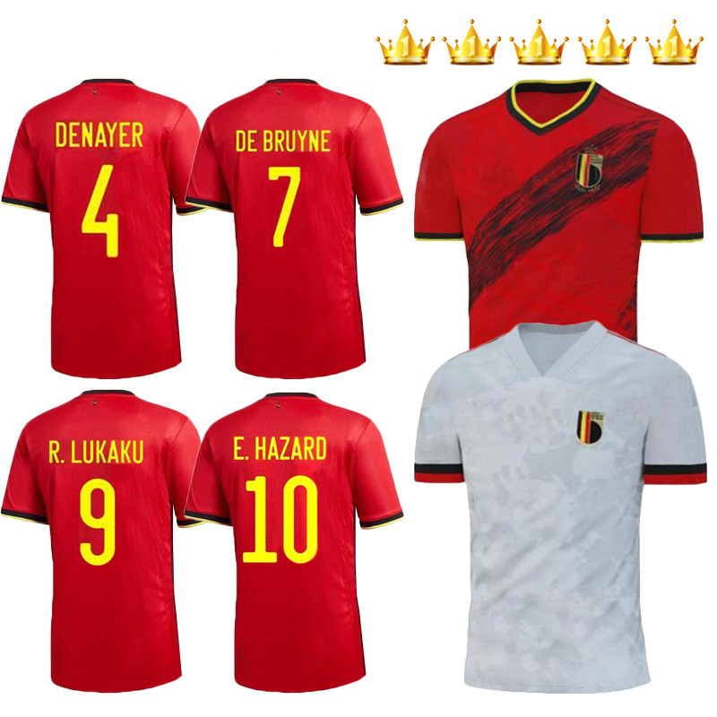

Men+Kids 2019 2020 Belgium soccer jerseys camisetas 19 20 team home away E.HAZARD R. LUKAKU DE BRUYNE KOMPANY maillot de foot football shirt, Adult away and patches
