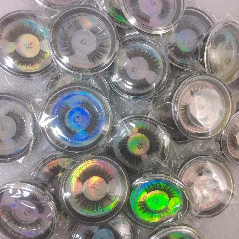 Hot Mink Lashes 3D Silk Protein Mink False Eyelashes Soft Natural Thick Fake Eyelashes Eye Lashes Extension Customized Logo DHL Free Shippin-image-518197624