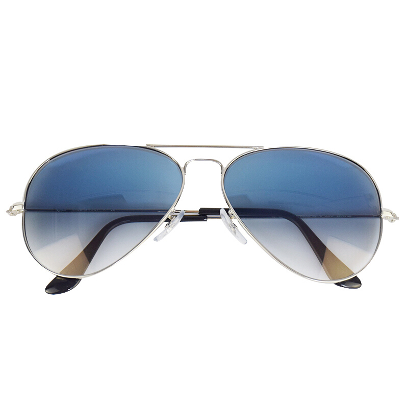 

Wholesale-Gradient Gray Blue red sunglasses pilot Style glass Sun Glasse oculos de sol FEMININO UV400 Men Women Sunglasses 58mm 62mm