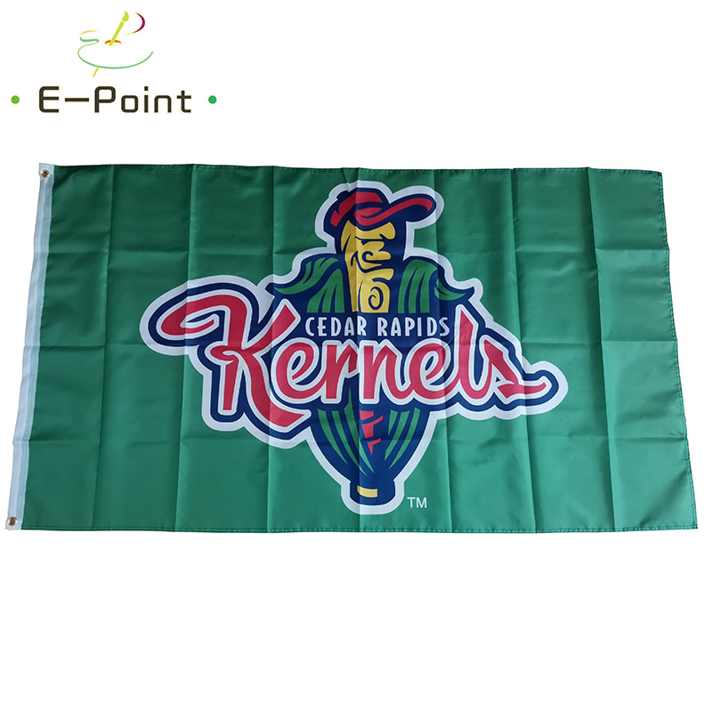 

MiLB Cedar Rapids Kernels Flag 3*5ft (90cm*150cm) Polyester Banner decoration flying home & garden Festive gifts