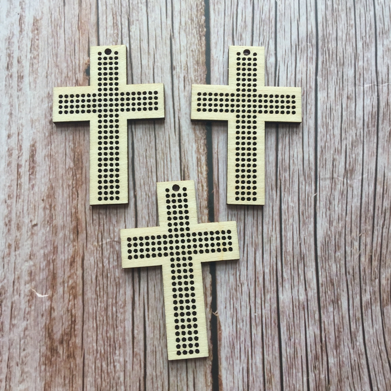 New arrive high quality but cheap price DIY wood Cross stitch laser cut wood stitch of cross made by plywood fress shipping fast delivery-image-468885040