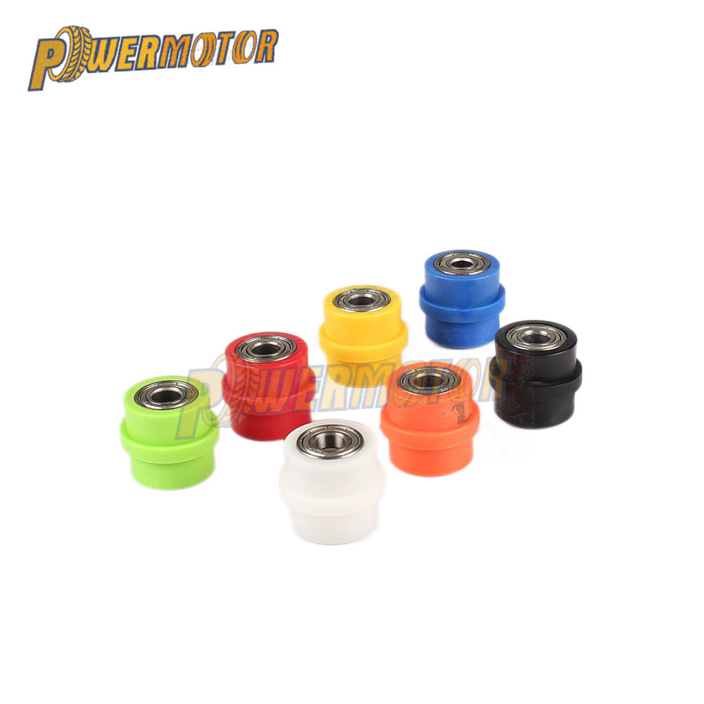 

Concave Drive Chain Metal Plastic Pulley Roller Slider Tensioner Wheel Guide For Pit Dirt Street Bike Bicycle Cycling 8mm 10mm