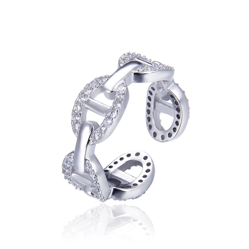 

Top quality Sparkling white CZ 925 Sterling silver rings for women Exquisite S925 Silver Wedding Engagement ring party jewelry