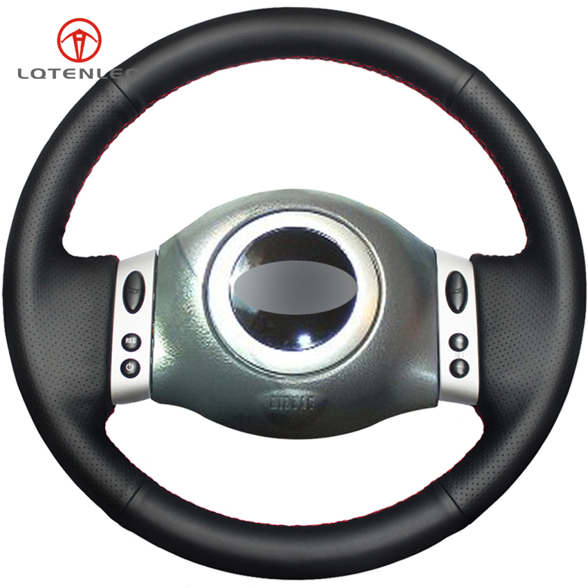 

Black Artificial Leather DIY Hand-stitched Car Steering Wheel Cover for Mini Coupe 2001-2006 Mini R50 R53 R60