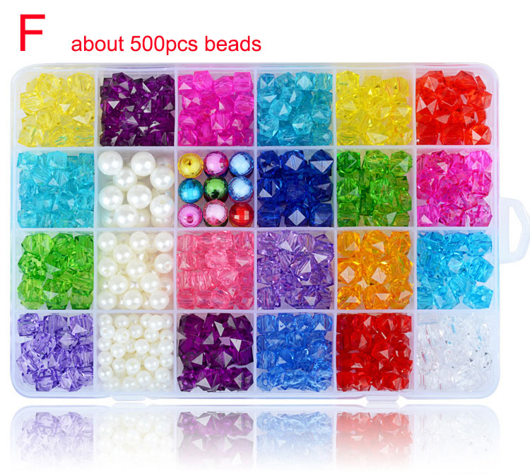 F 500pcs beads