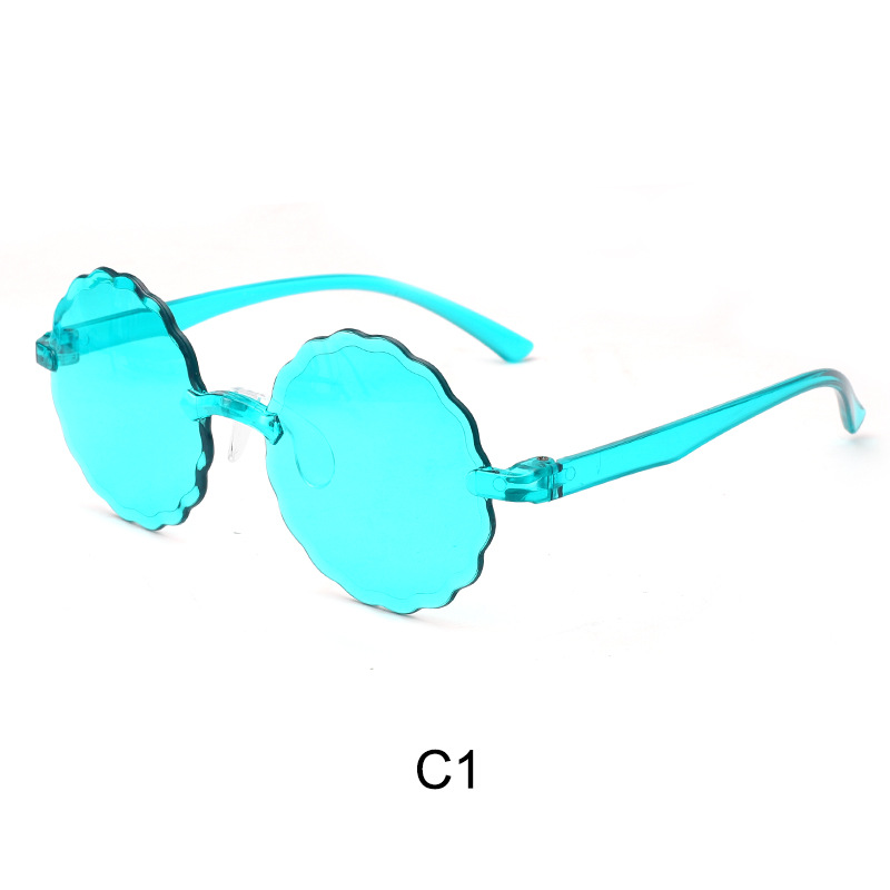 

Flower Shaped Sunglasses 2020 Unisex ocean film personality one piece glasses Sports Sunglasses Outdoor Eyewear UV400 307
